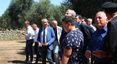 Xylella, il Ministro Centinaio nel cuore del Salento