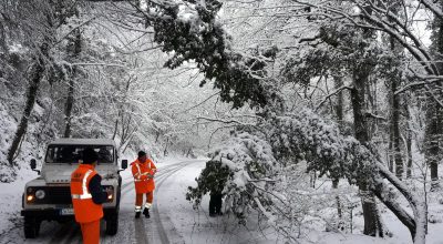 Emergenza neve, squadre dell’Arif in azione