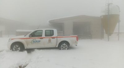 Neve nel foggiano, Arif in soccorso di malati e anziani